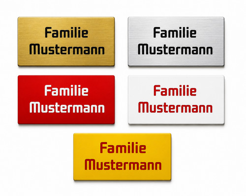 Namensschild gravur - namensschild,