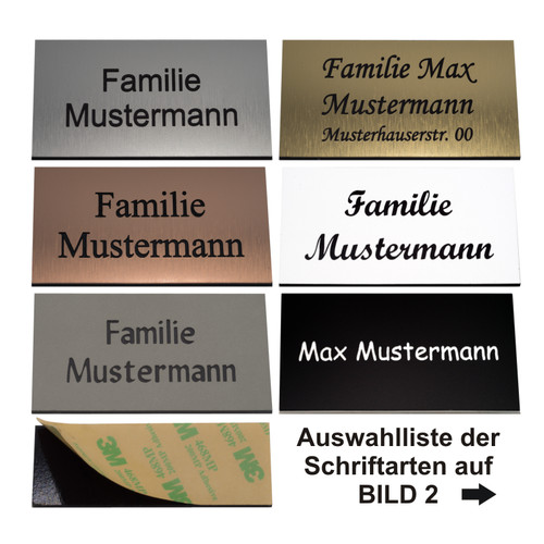 Briefkastenschild
