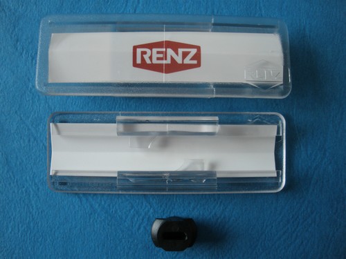 Renz namensschild mit sperre - namensschild,