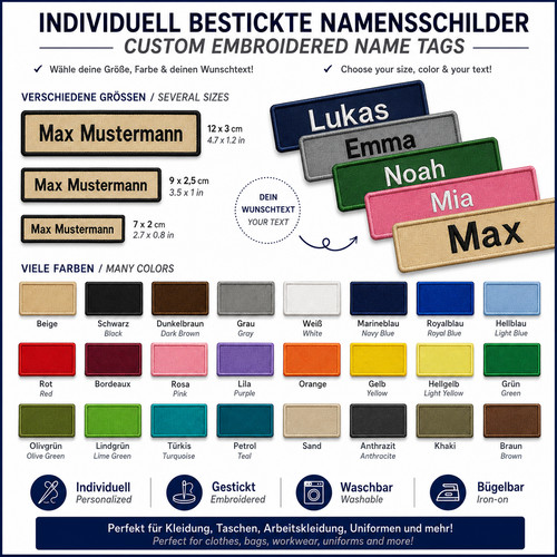 Personalisierte bestickte - personalisierte,
