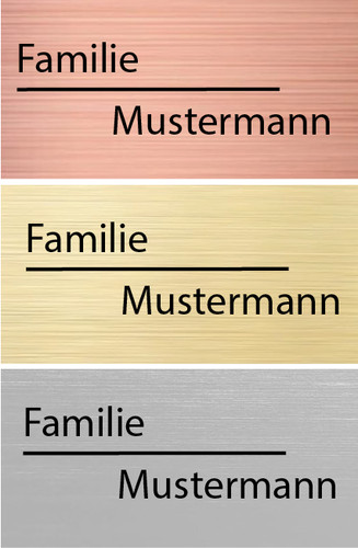 Briefkastenschild