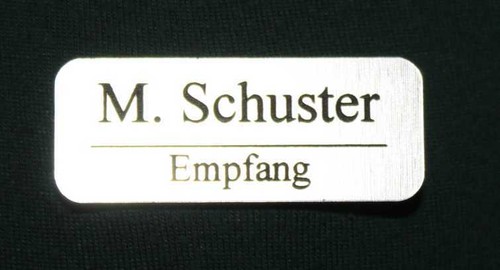 Namensschild ansteckschild - namensschild,,