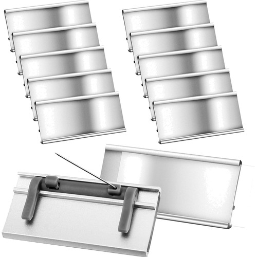 Aluminium namensschilder - aluminium, 10