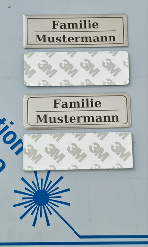 Namensschild briefkastenschild - namensschild,
