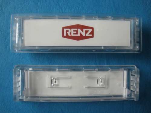 Renz namensschild klar 75 - namensschild,
