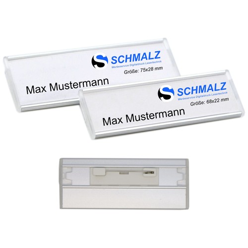 Aluminium namensschilder - 10,