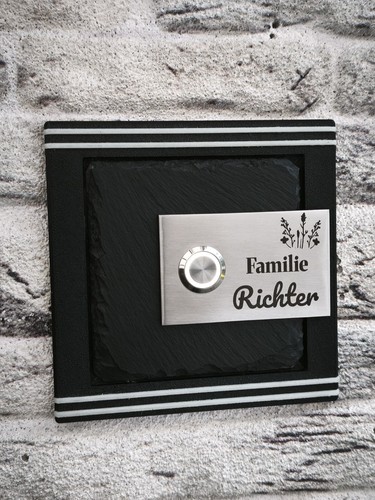 Klingelschild namensschild aus - klingelschild,