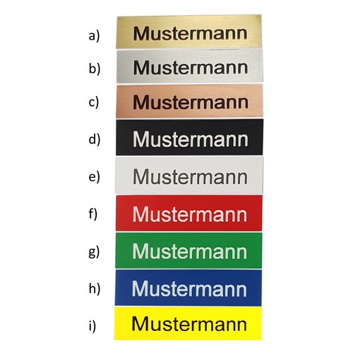 Briefkastenschild
