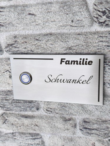 Klingelschild namensschild aus - namensschild,