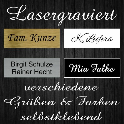 Klingelschild namensschild - -,