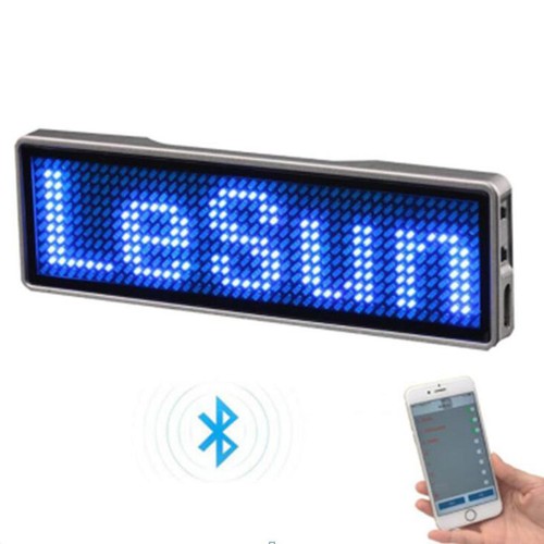 Bluetooth namensschild led - bluetooth,