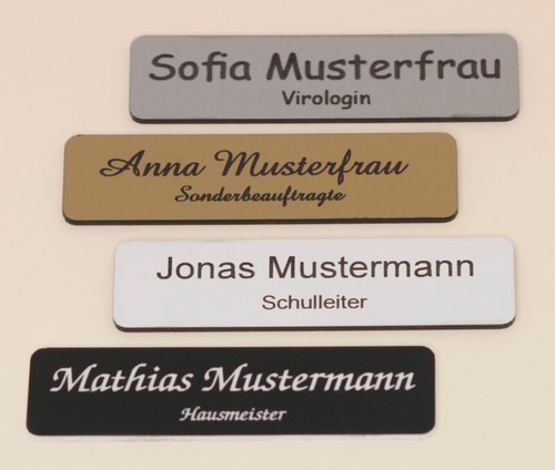 Namensschild inkl gravur mit - gravur,,