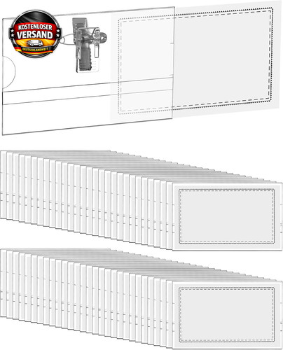 100 stück transparente - stück,