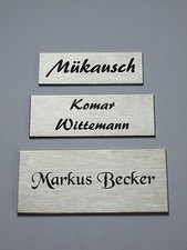 Türschild, Namensschild