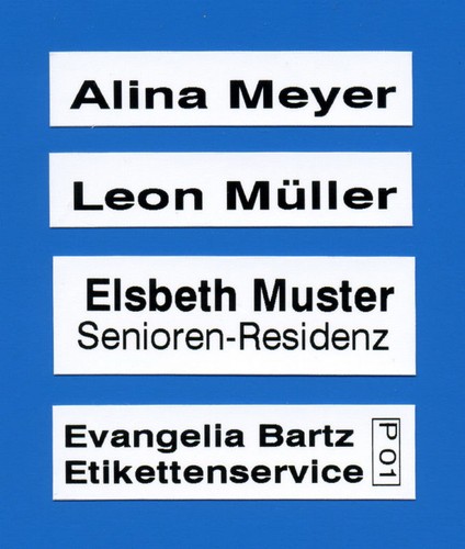 100 bügelschilder - 100,