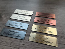 Namensschild, Klingelschild