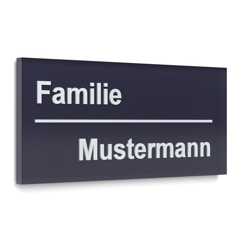 Namensschild briefkastenschild - namensschild,