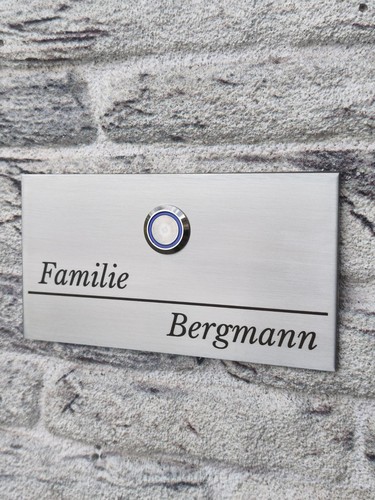 Klingelschild namensschild aus - klingelschild,