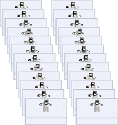 Namensschilder transparent pvc - namensschilder,